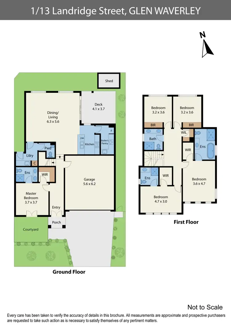Floorplan of Homely house listing, 1/13 Landridge Street, Glen Waverley VIC 3150
