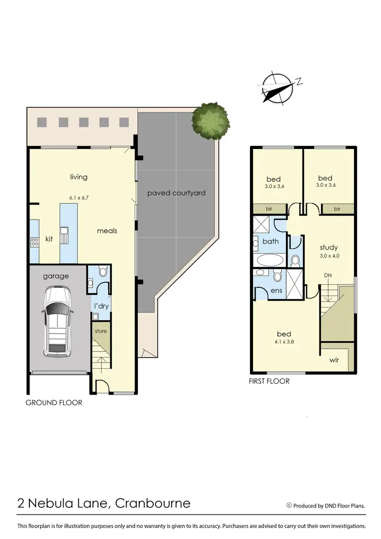 Floorplan of Homely house listing, 2 Nebula Lane, Cranbourne East VIC 3977