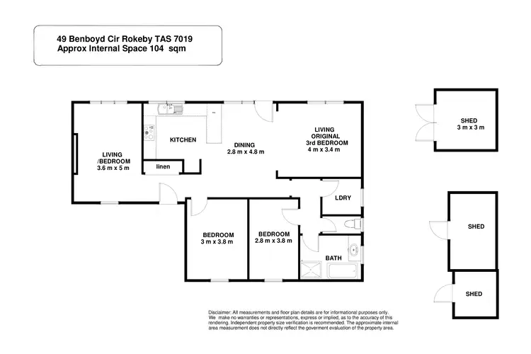 Floorplan of Homely house listing, 49 Benboyd Circle, Rokeby TAS 7019