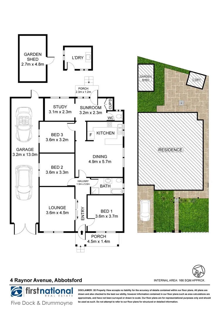Floorplan of Homely house listing, 4 Raynor Avenue, Abbotsford NSW 2046