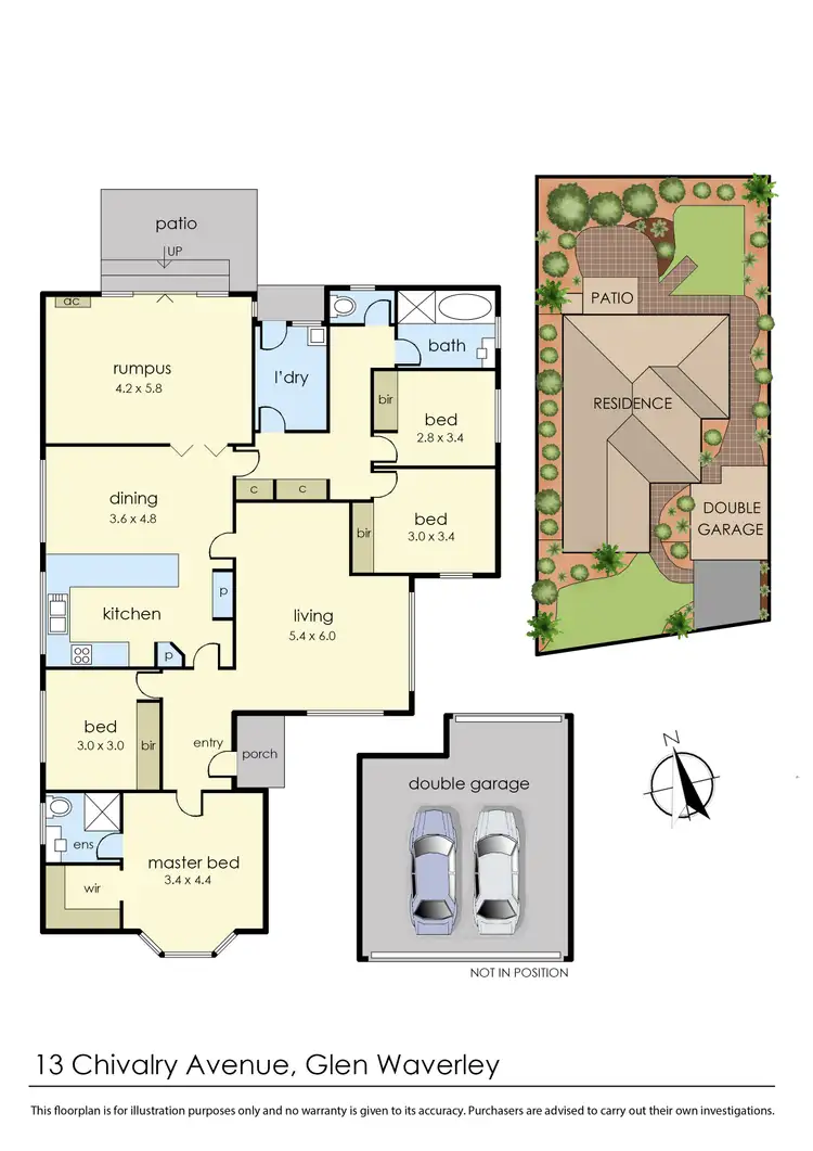 Floorplan of Homely house listing, 13 Chivalry Avenue, Glen Waverley VIC 3150