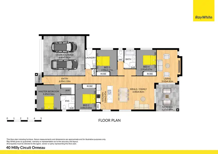 Floorplan of Homely house listing, 40 Milly Circuit, Ormeau QLD 4208