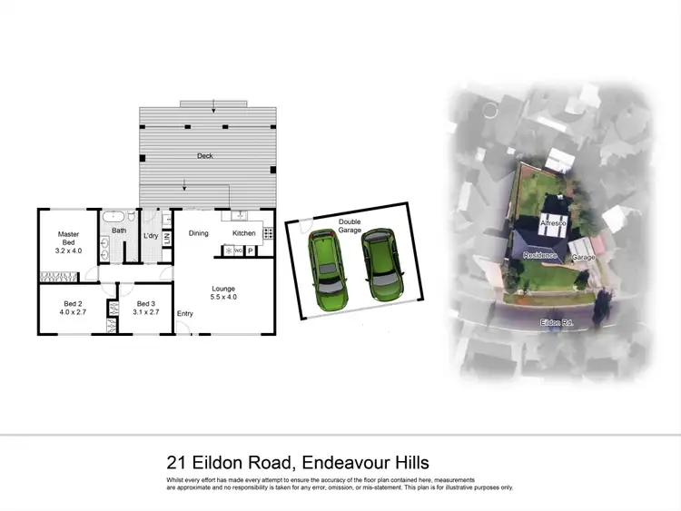Floorplan of Homely house listing, 21 Eildon Road, Endeavour Hills VIC 3802