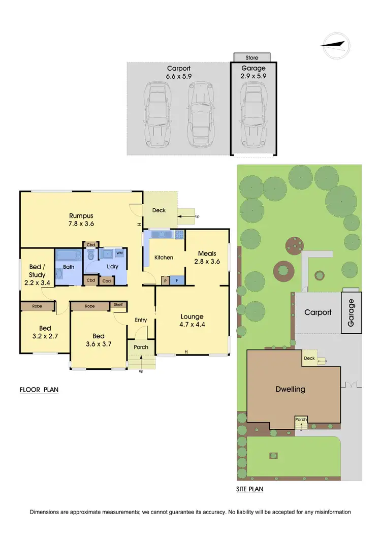 Floorplan of Homely house listing, 16 Duffy Street, Reservoir VIC 3073