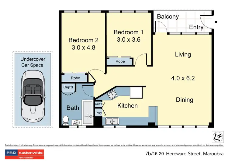 Floorplan of Homely unit listing, 7B/16-20 Hereward Street, Maroubra NSW 2035