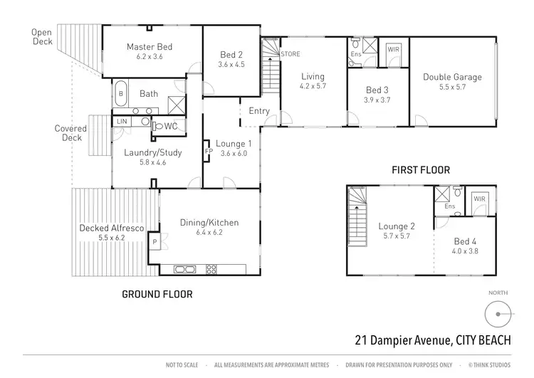 Floorplan of Homely house listing, 21 Dampier Avenue, City Beach WA 6015