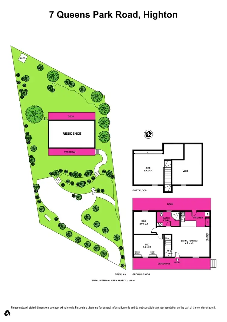 Floorplan of Homely house listing, 7 Queens Park Road, Highton VIC 3216