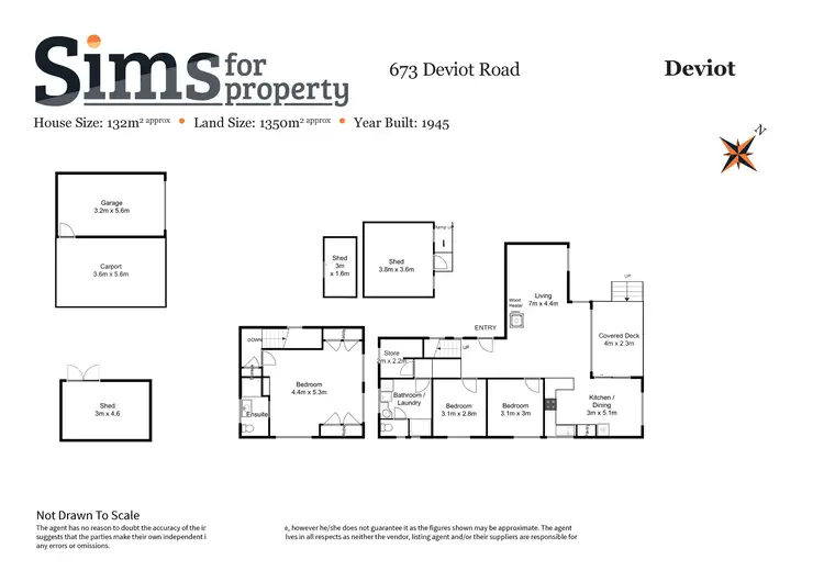 Floorplan of Homely house listing, 673 Deviot Road, Deviot TAS 7275