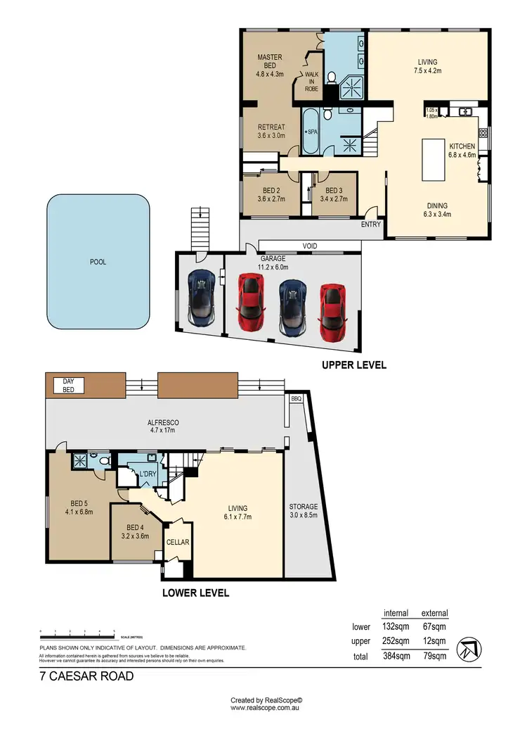 Floorplan of Homely house listing, 7 Caesar Road, Ferny Hills QLD 4055