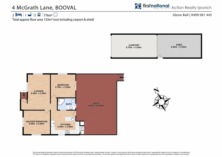 Floorplan of Homely house listing, 4 McGrath Lane, Booval QLD 4304