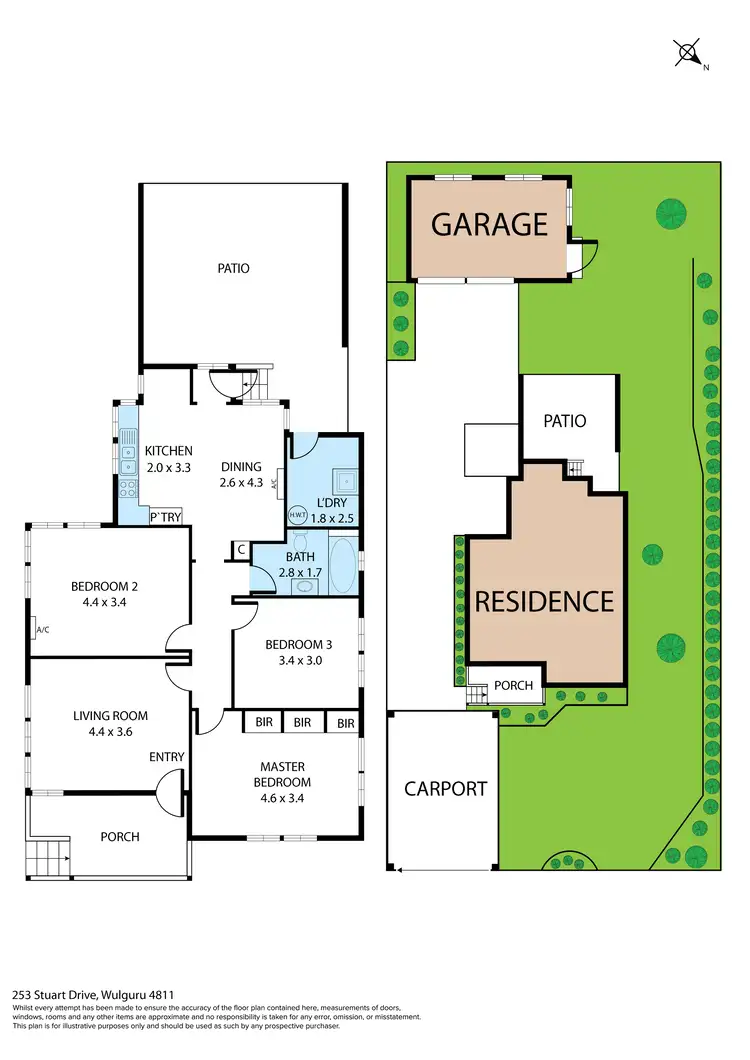 Floorplan of Homely house listing, 253 Stuart Drive, Wulguru QLD 4811