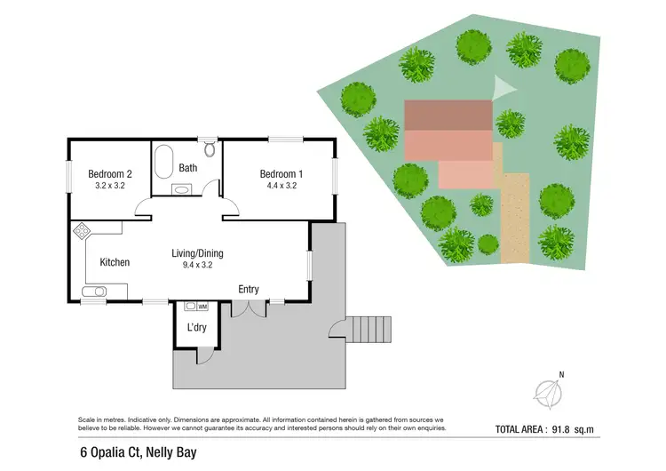 Floorplan of Homely house listing, 6 Opalia Court, Nelly Bay QLD 4819