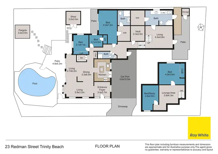 Floorplan of Homely house listing, 23 Redman Street, Trinity Beach QLD 4879
