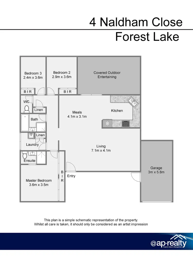 Floorplan of Homely house listing, 4 Naldham Close, Forest Lake QLD 4078