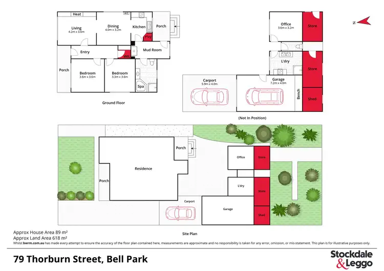 Floorplan of Homely house listing, 79 Thorburn Street, Bell Park VIC 3215