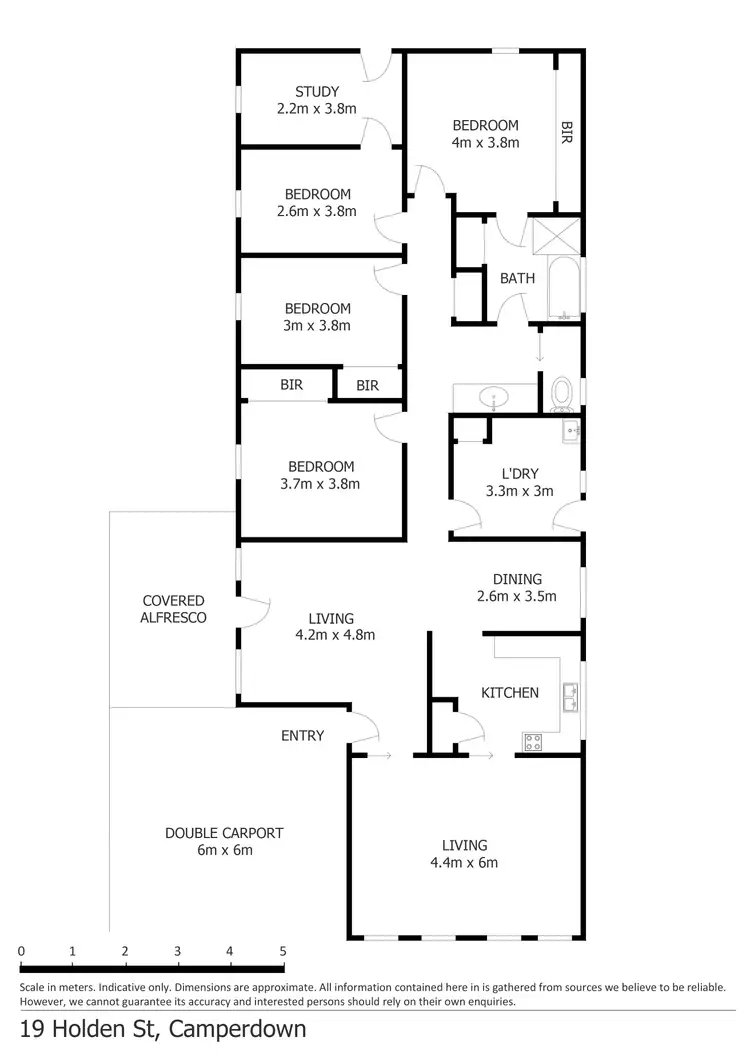 Floorplan of Homely house listing, 19 Holden Street, Camperdown VIC 3260