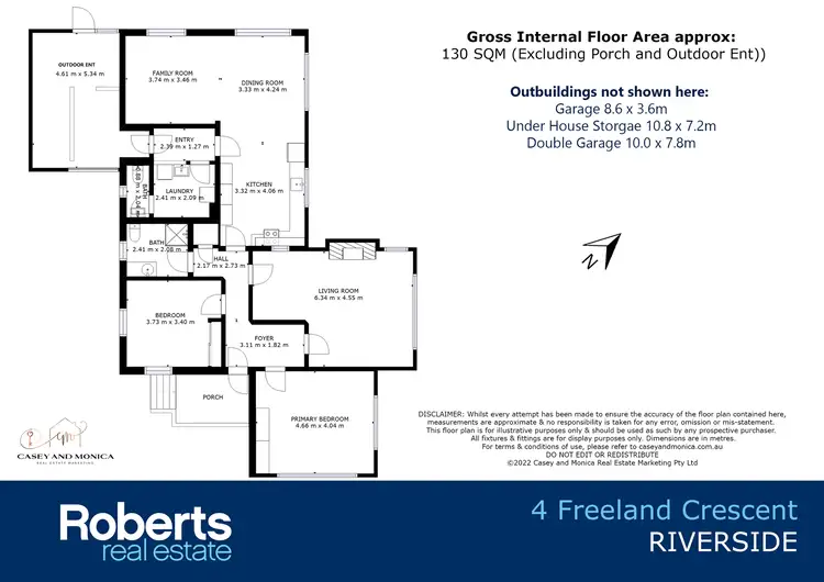 Floorplan of Homely house listing, 4 Freeland Crescent, Riverside TAS 7250