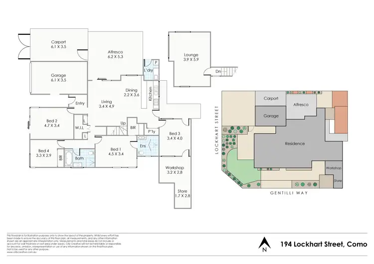Floorplan of Homely house listing, 194 Lockhart Street, Como WA 6152