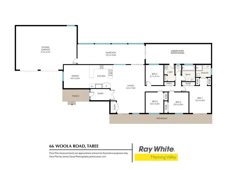 Floorplan of Homely rural property listing, 66 Woola Road, Taree NSW 2430