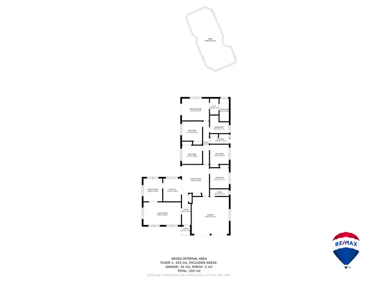 Floorplan of Homely house listing, 20 Currawong Street, Bayview Heights QLD 4868