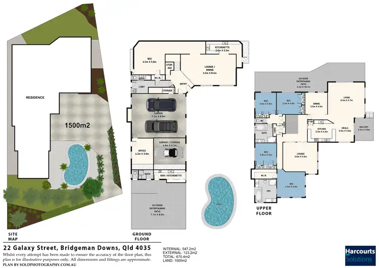 Floorplan of Homely house listing, 22 Galaxy Street, Bridgeman Downs QLD 4035