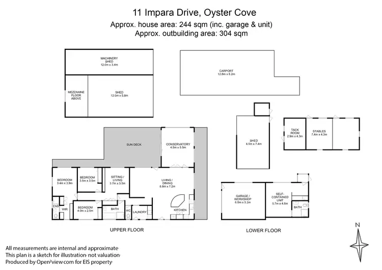 Floorplan of Homely house listing, 11 Impara Drive, Oyster Cove TAS 7150
