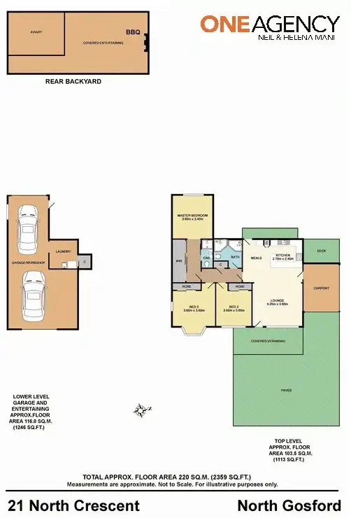 Floorplan of Homely house listing, 21 North Crescent, North Gosford NSW 2250