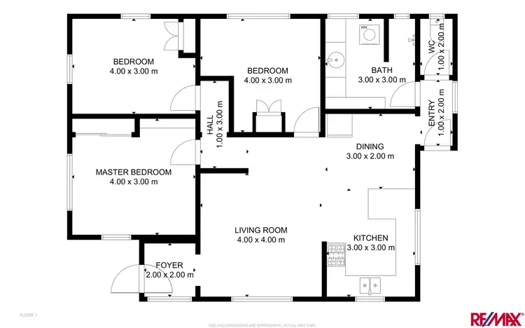 Floorplan of Homely house listing, 393 Lake Street, Cairns North QLD 4870