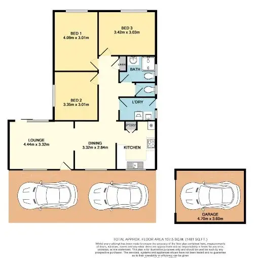 Floorplan of Homely house listing, 7 Helena Place, Hamilton Hill WA 6163