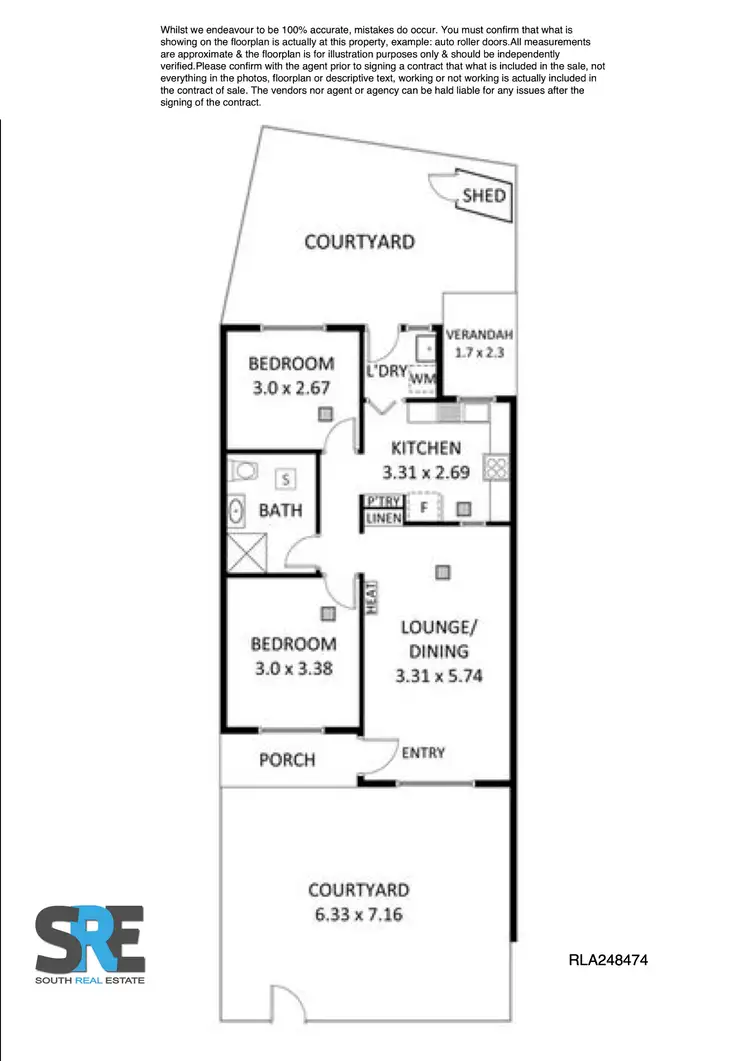 Floorplan of Homely unit listing, 8/2 Douglas Avenue, Reynella SA 5161