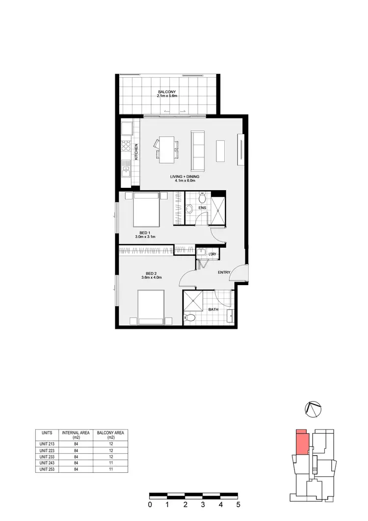 Floorplan of Homely apartment listing, 65/35-37 Barber Avenue, Penrith NSW 2750
