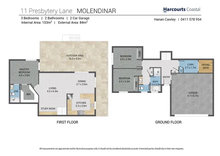 Floorplan of Homely house listing, 11 Presbytery Lane, Molendinar QLD 4214
