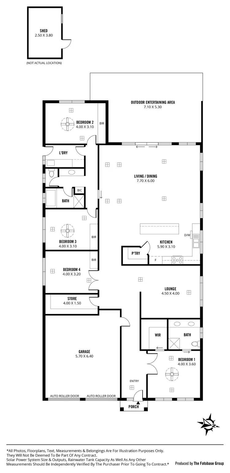 Floorplan of Homely house listing, 125 Grand Boulevard, Seaford Rise SA 5169