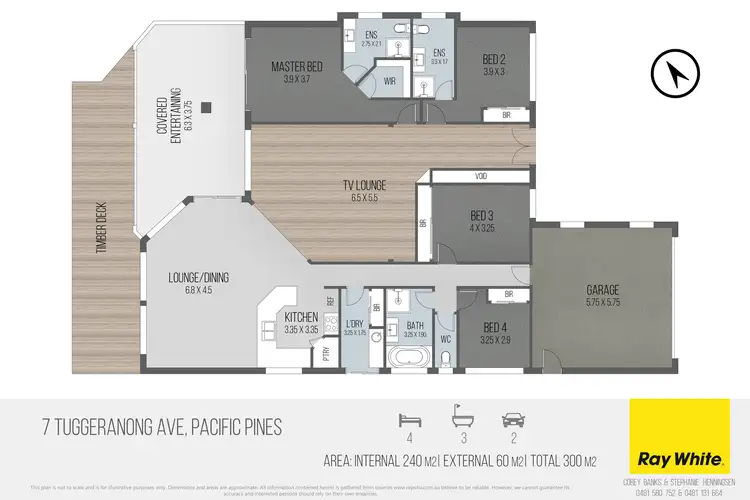 Floorplan of Homely house listing, 7 Tuggeranong avenue, Pacific Pines QLD 4211