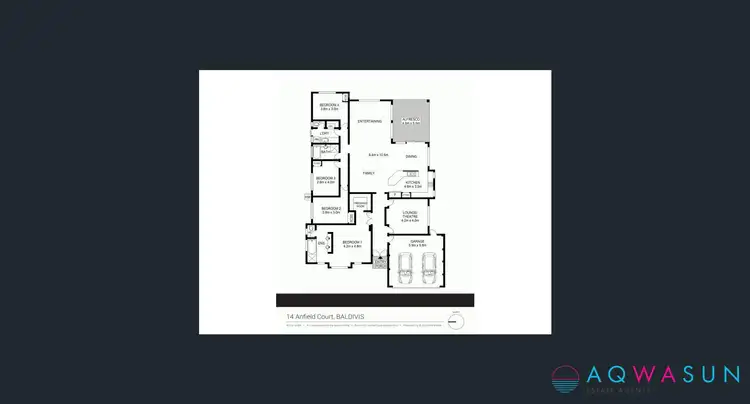 Floorplan of Homely house listing, 14 Anfield Court, Baldivis WA 6171