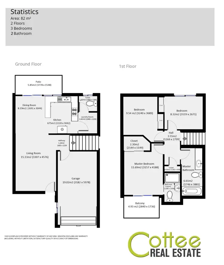 Floorplan of Homely townhouse listing, 44/350 Leitchs Rd, Brendale QLD 4500