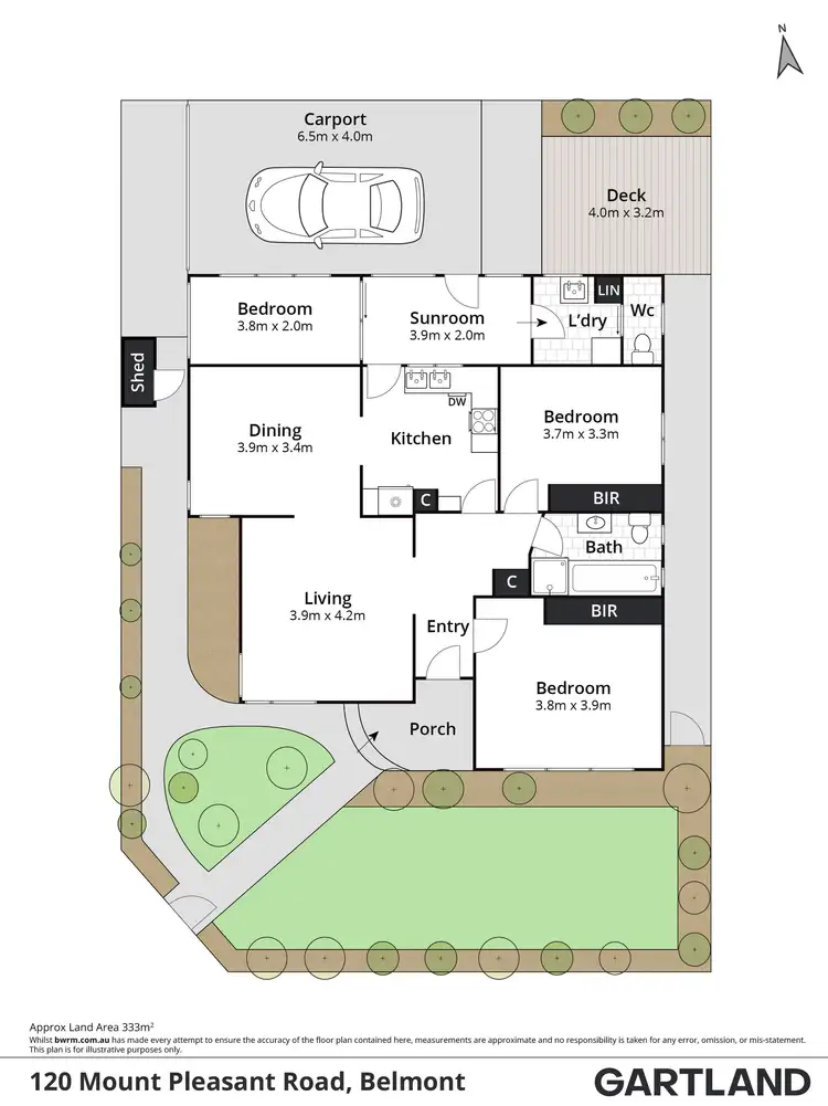 Floorplan of Homely house listing, 120 Mount Pleasant Road, Belmont VIC 3216