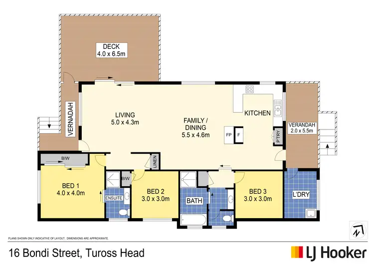 Floorplan of Homely house listing, 16 Bondi Street, Tuross Head NSW 2537