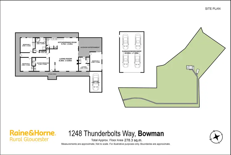 Floorplan of Homely rural property listing, 1248 Thunderbolts Way Bowman, Gloucester NSW 2422