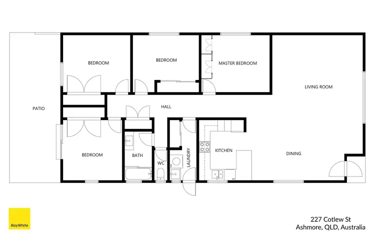 Floorplan of Homely house listing, 227 Cotlew st, Ashmore QLD 4214