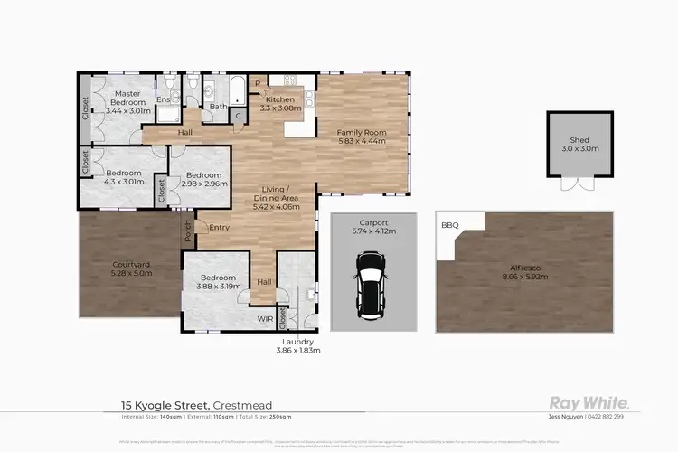 Floorplan of Homely house listing, 15 Kyogle Street, Crestmead QLD 4132