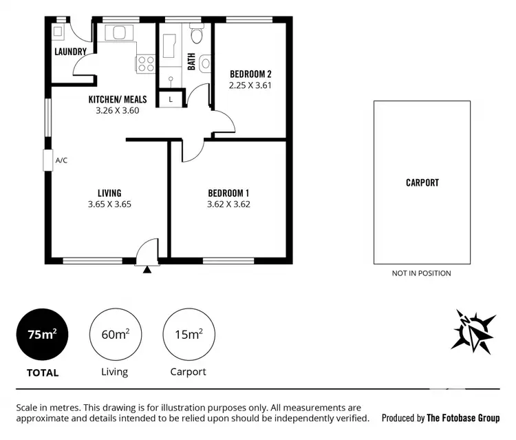 Floorplan of Homely unit listing, 12/120 Commercial Road, Salisbury SA 5108