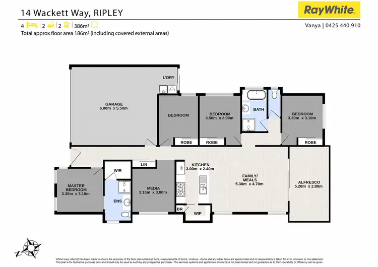 Floorplan of Homely house listing, 14 Wackett Way, Ripley QLD 4306