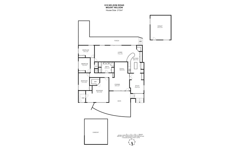Floorplan of Homely house listing, 610 Nelson Road, Mount Nelson TAS 7007