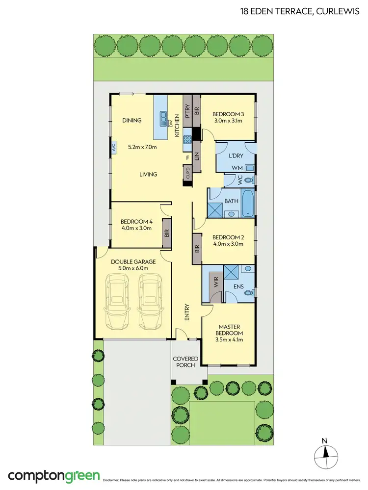 Floorplan of Homely house listing, 18 Eden Terrace, Curlewis VIC 3222