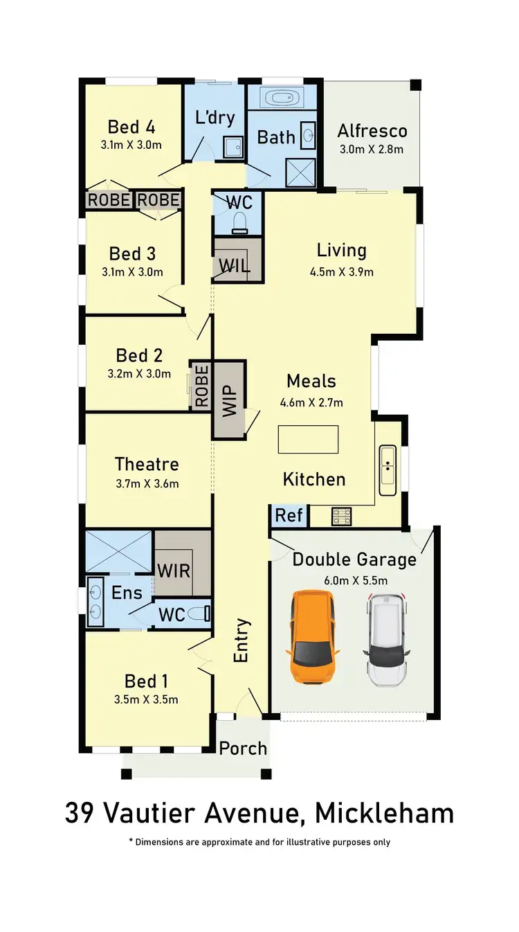 Floorplan of Homely house listing, 39 Vautier Avenue, Mickleham VIC 3064