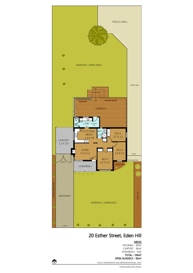 Floorplan of Homely house listing, 20 Esther Street, Eden Hill WA 6054