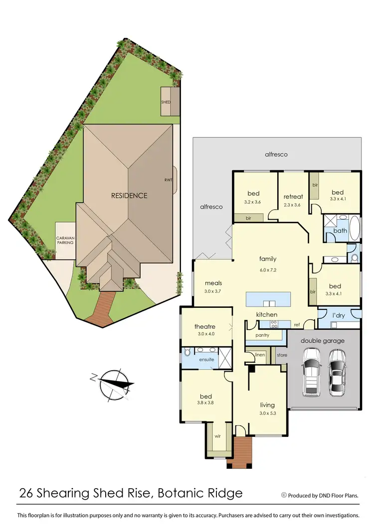 Floorplan of Homely house listing, 26 Shearing Shed Rise, Botanic Ridge VIC 3977