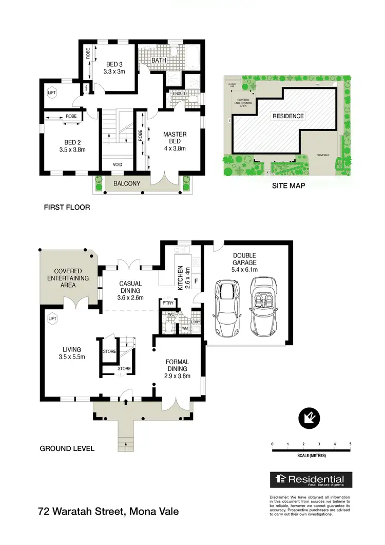 Floorplan of Homely townhouse listing, 72 Waratah Street, Mona Vale NSW 2103