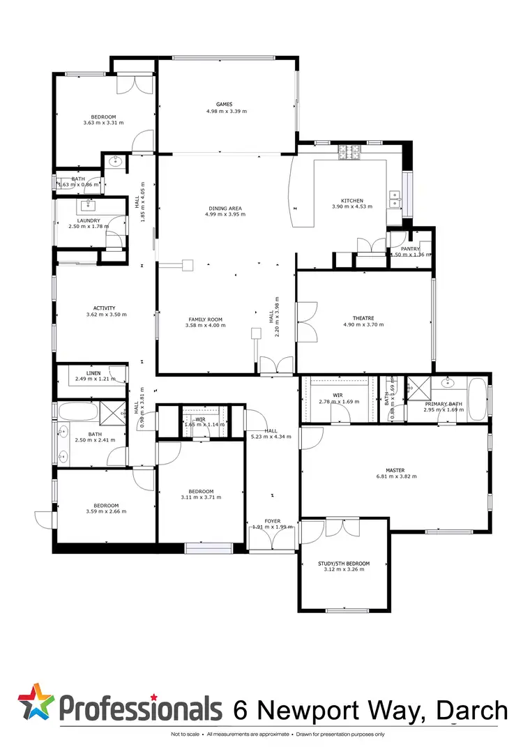 Floorplan of Homely house listing, 6 Newport Way, Darch WA 6065